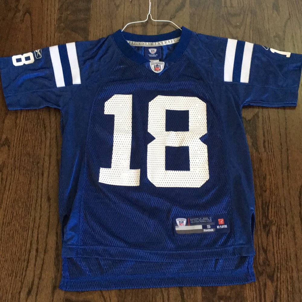 Kids Size Small- Colts Manning Jersey